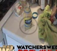 Husband Pretends To Eat Mayonnaise