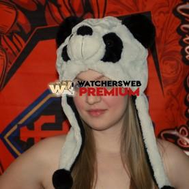 VoluptuousVixen's Cute Panda Hat - California, USA