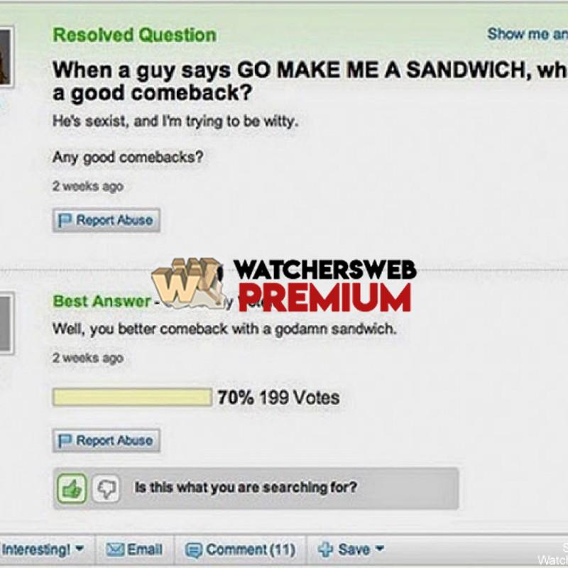 What's A Good Comeback? - p - Monique, QLD - Australia