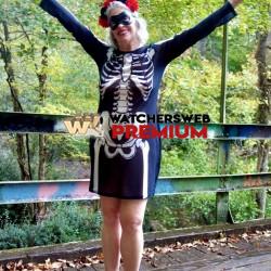 Ms Grey Sharing My Halloween Outfit - USA