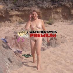 Kitty Makes A Nude Beach - Barcelona, Spain