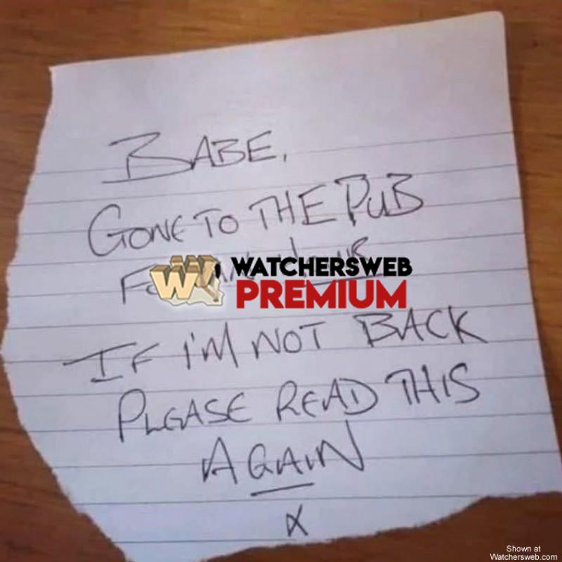 At Least He Left A Note - Ray - QLD, Australia