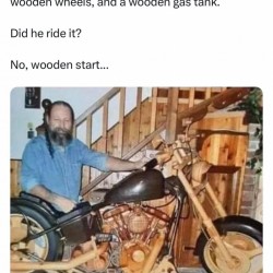 Wooden Bike