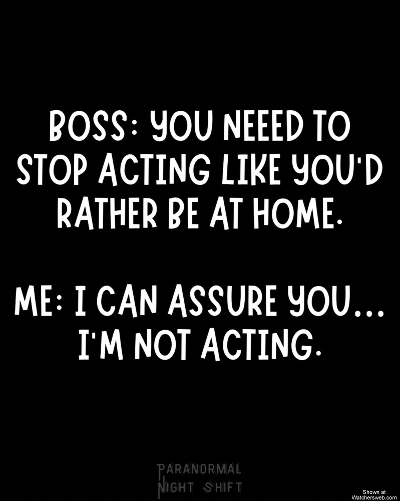 I'm Not Acting #0
