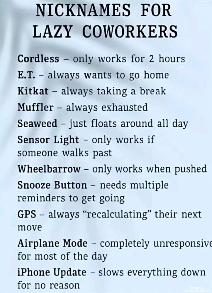 Lazy Coworkers #0