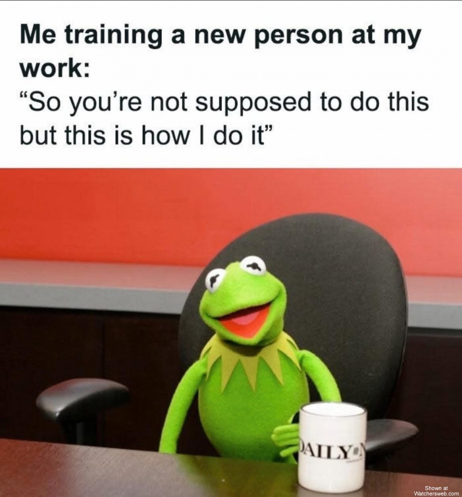 Training The New Person #0