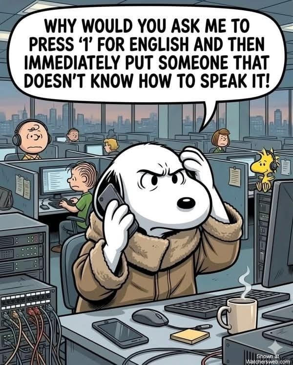 Press 1 For English #0
