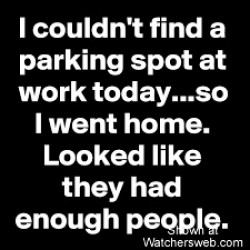 Couldn't Find A Parking Spot