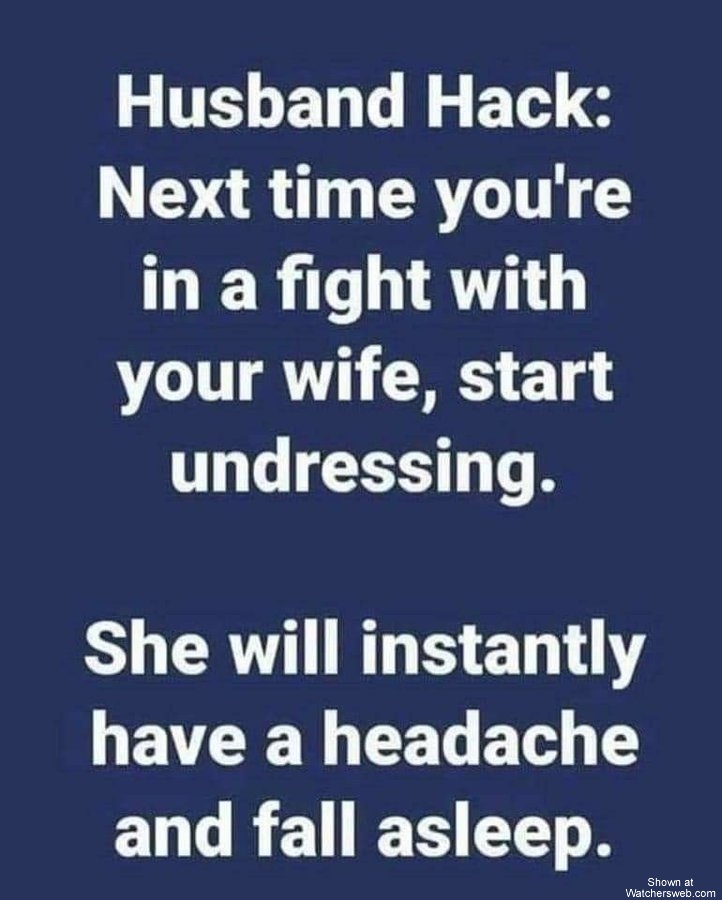 Husband Hack #0