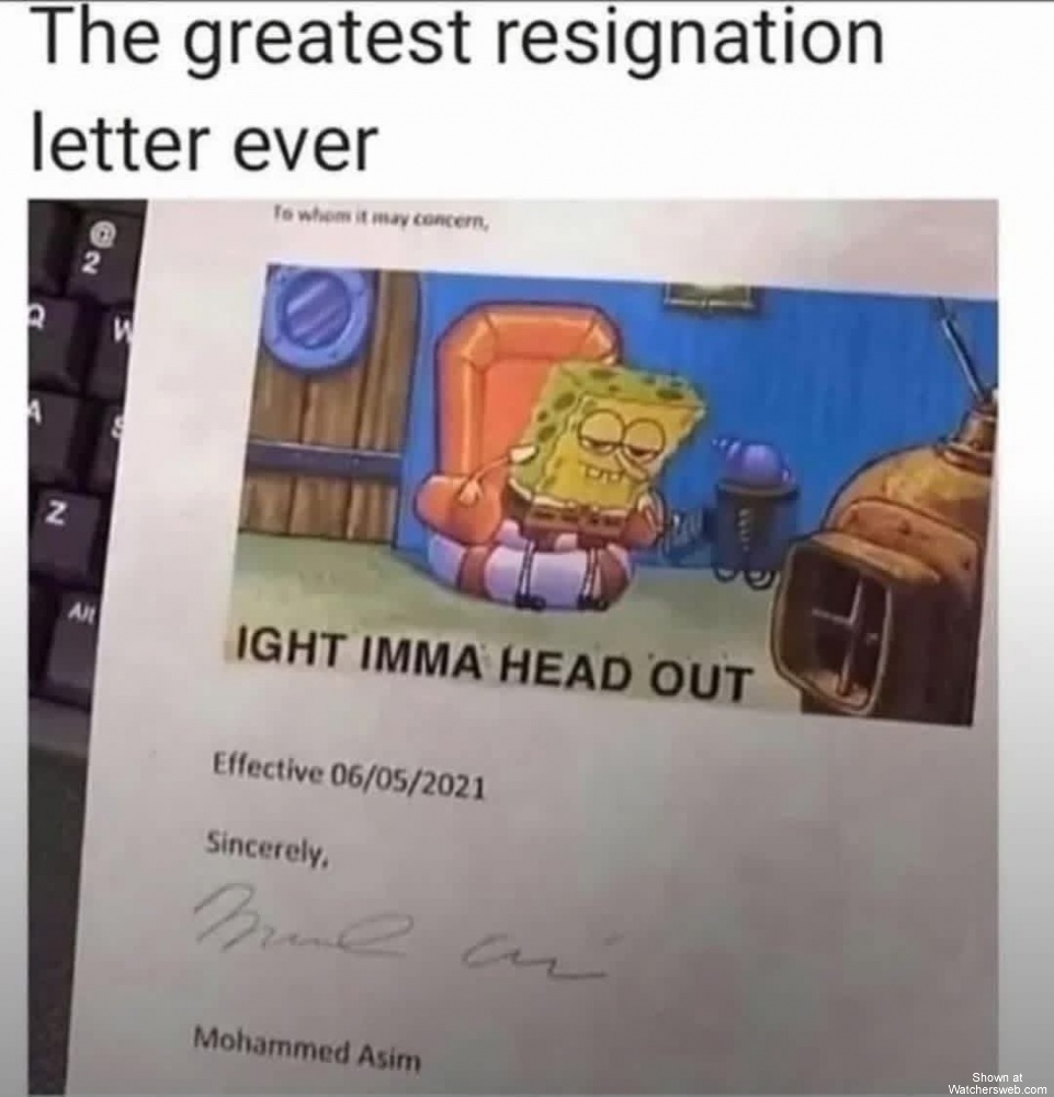 Resignation #0