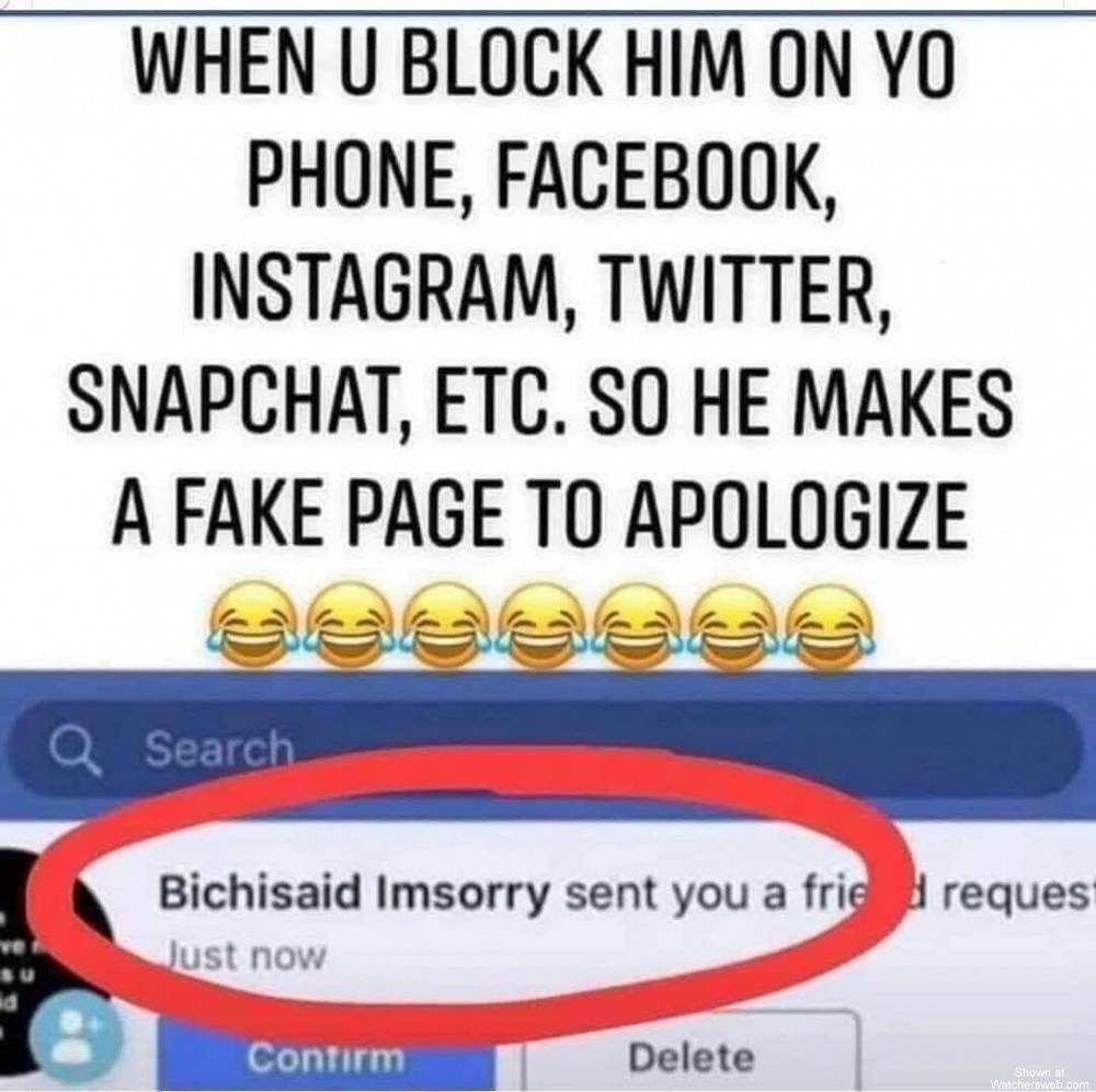 When You Block Him #0