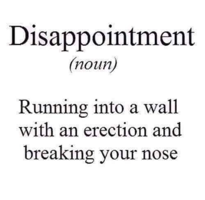 Disappointment #0
