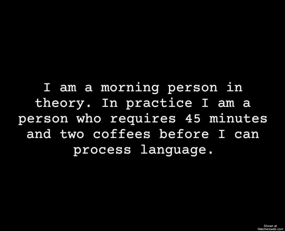 Morning Person #0