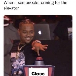 Running For The Elevator