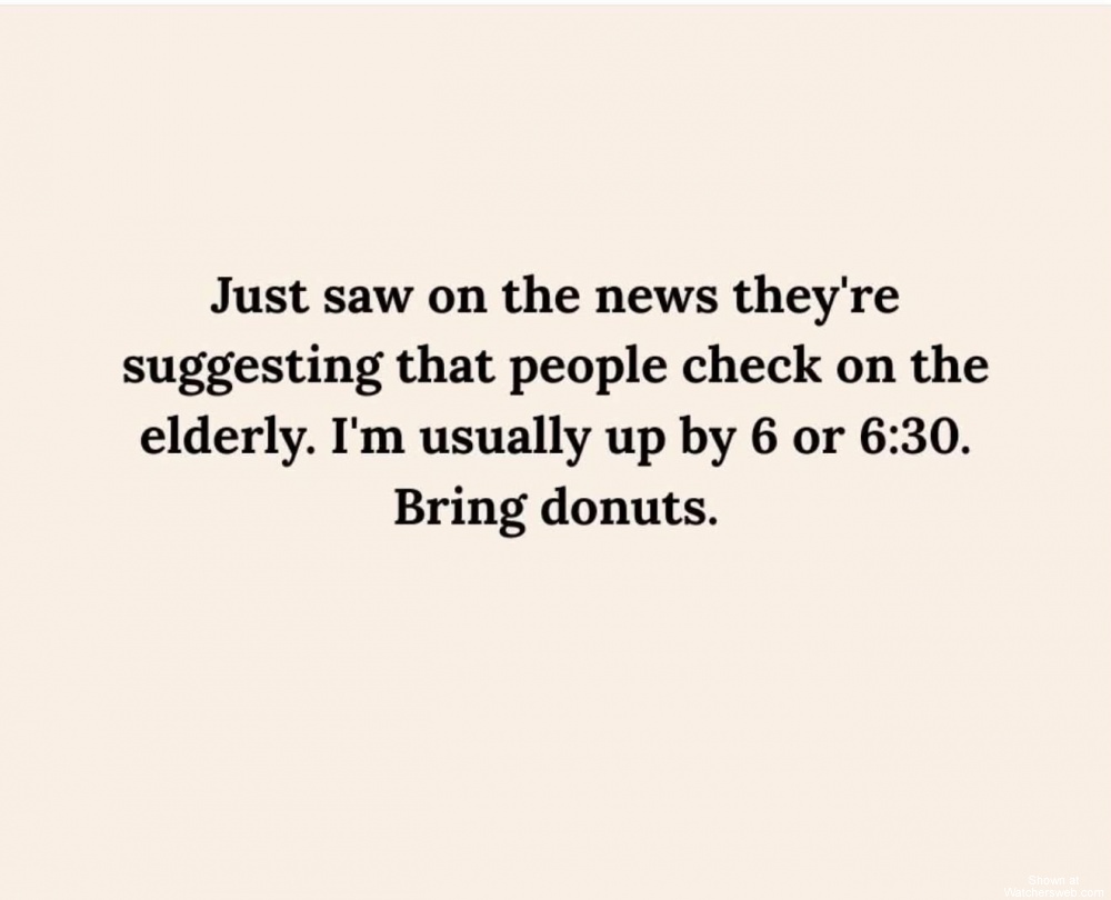 Check On The Elderly #0