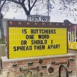 Buttcheeks