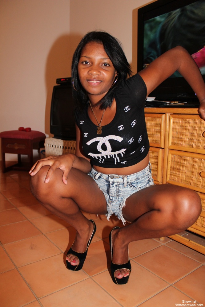 Denim Shorts & Heels #1