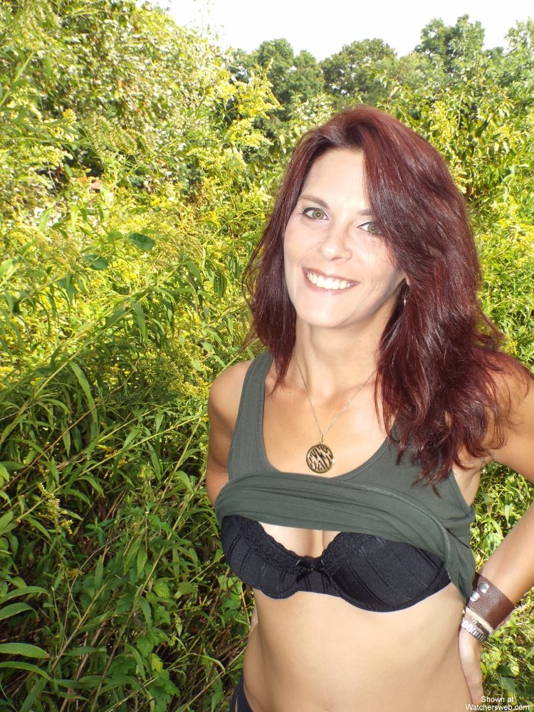 Jessica Taking A Walk In The Woods #1